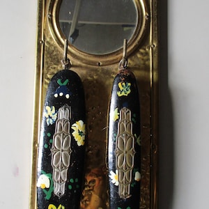 Art Nouveau Brass mirror with brushes, 1920, Netherlands, (Deo Joure).