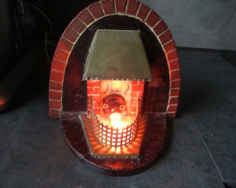 Juldekoration, med mysighet, mini spiselkrans 21/23/14 cm, ca 1950, Nederländerna.