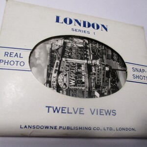 Vintage London Souvenir Postkartenblock - 1956.