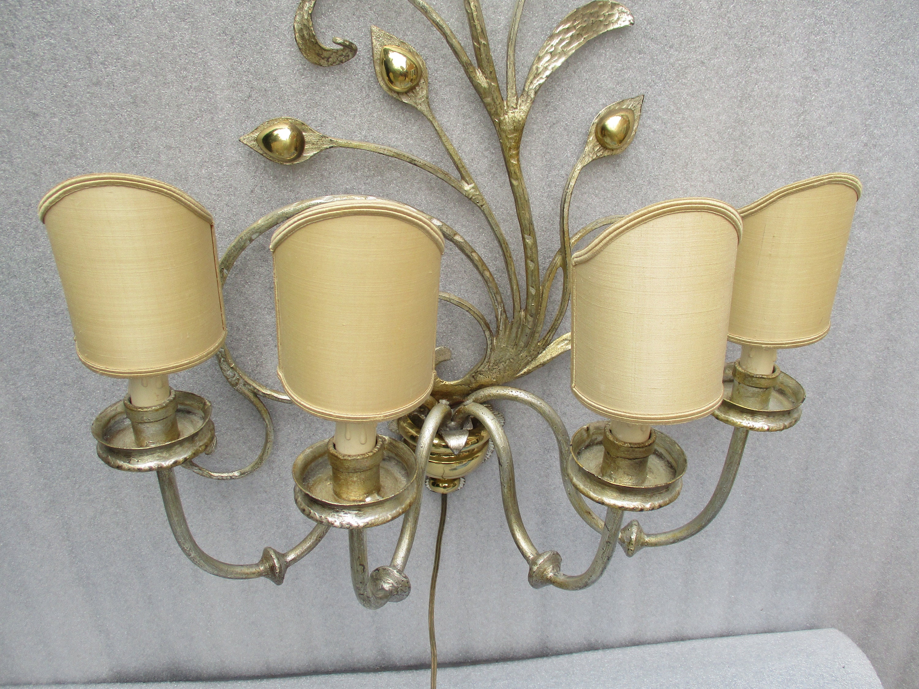 Hans Möller, Monumental Wall Lamp, 1960 Hans Möller, Hand Made 