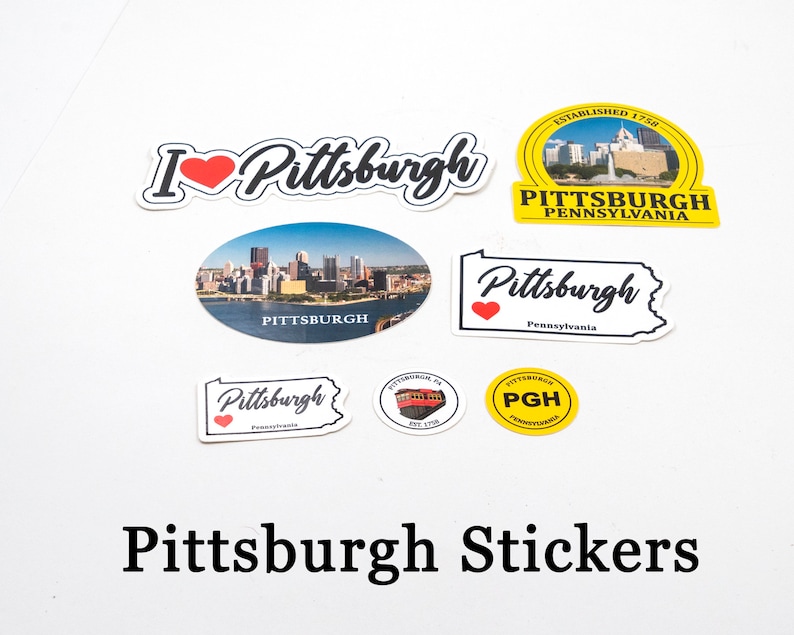 Pittsburgh Stickers Etsy