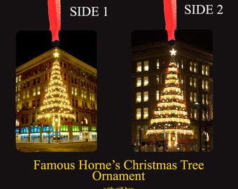 Horne's Christmas Tree Ornament - Pittsburgh Ornament - 2 sided