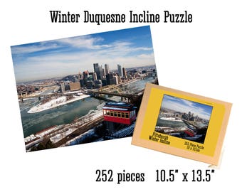 Pittsburgh Winter Incline Puzzle - Puzzle de 252 pièces