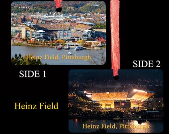 Pittsburgh Heinz Field Ornament - Pittsburgh Ornament - 2 sided