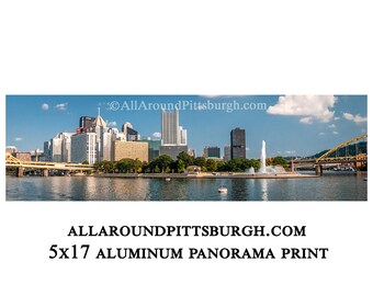 Point  Park  Panorama (View 2) - Metal Print - 5x17