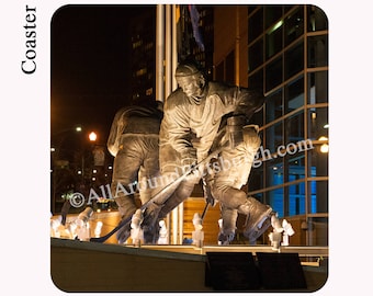 Mario Lemieux Statue - PPG Paints Arena - Pittsburgh Coaster