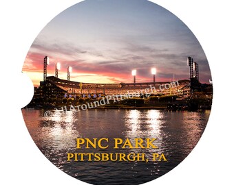 Pittsburgh PNC Park River View Coaster - sandstone