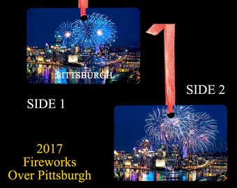 2017 Pittsburgh Fireworks Ornament