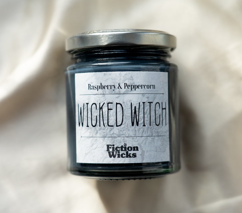 Witchcraft Raspberry Wicked Witch | Wizard of Oz Inspired Black Gothic Candle | Raspberry ...
