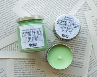 Jasmine Dragon Tea Shop-ljus: Citrongräs och ingefära, inspirerat av Avatar
