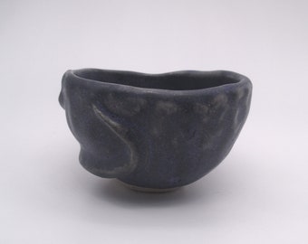 Ceramic Bowl, Tendril Bowl, Purple Bowl