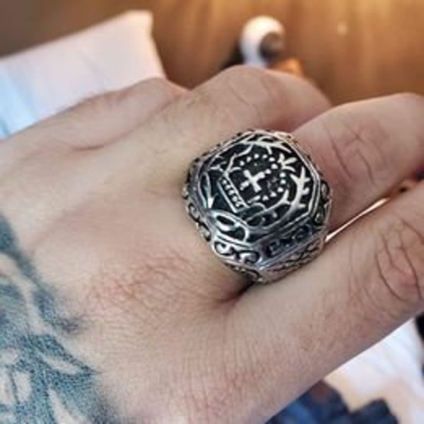 Chrome Hearts Style Ring