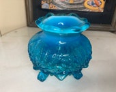 Antique Blue Sowerby Vase