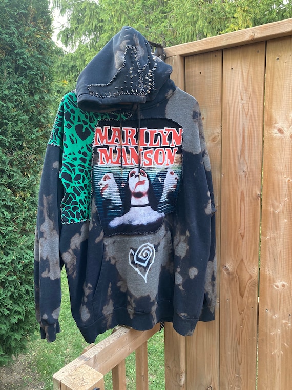 Custom Marilyn Manson Hoodie XL