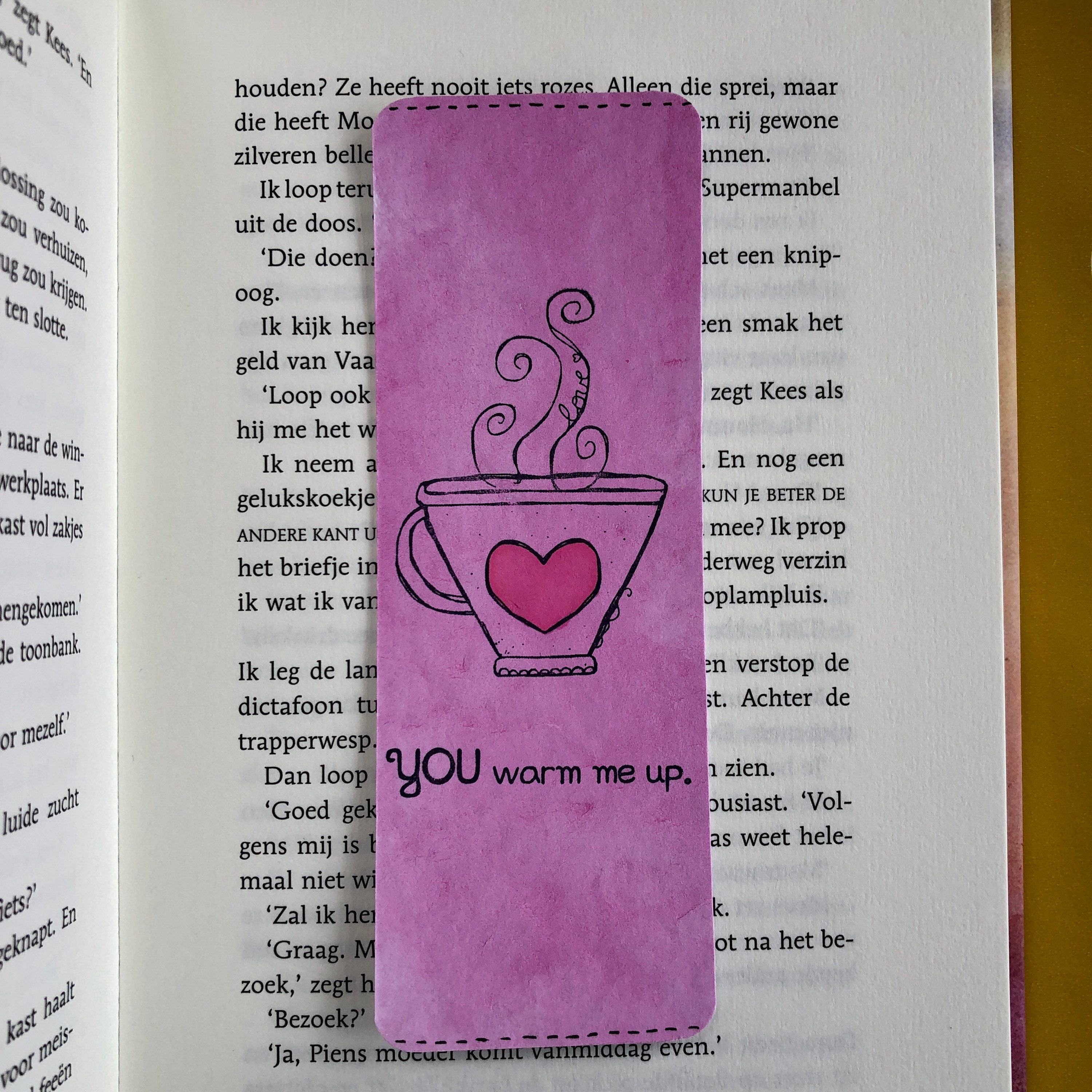 You warm me up Bookmark Etsy