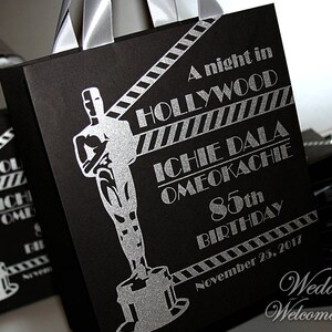 Hollywood Glam Gift Bags: Personalized Cinema Party Favors
