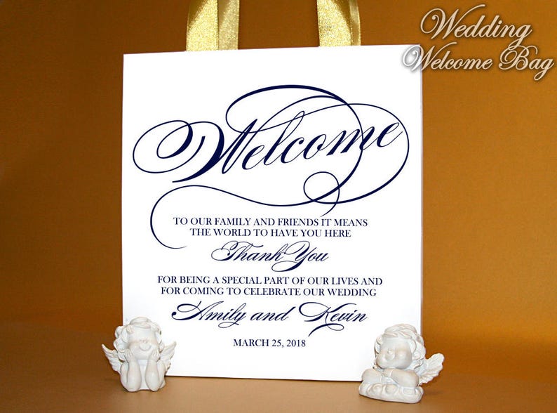 navy bag for wedding