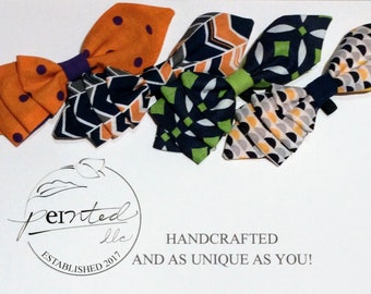 El Hombre Número 12 y Medio: Pajarita para mascotas plisada a mano, disponible en varios estampados. Diseño original de peInted llc.