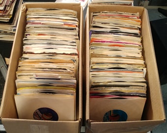 1970's Soul Funk R&B Wholesale Box LOT OF 200 Jukebox 45RPM RECORDS