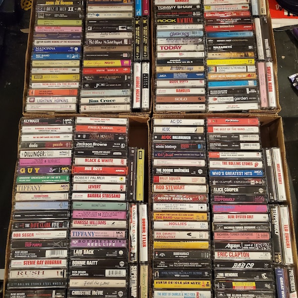 Cassette Tapes ANY 3 for 9.99 YOU CHOOSE!! Pop Rock R&B Hip Hop 50s 60s 70s 80s 90s Updated 3/29/24