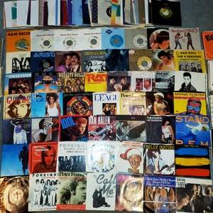 45rpm JUKEBOX RECORDS 60s 70s 80s 90s MINT Quality 4.99ea. Pop Rock Soul  Great Titles! Collector Grade Quality! Updated 4/26/24