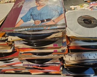 WHOLESALE Box Lot of 200 Country Jukebox 45RPM Records FREE SHIPPING!!