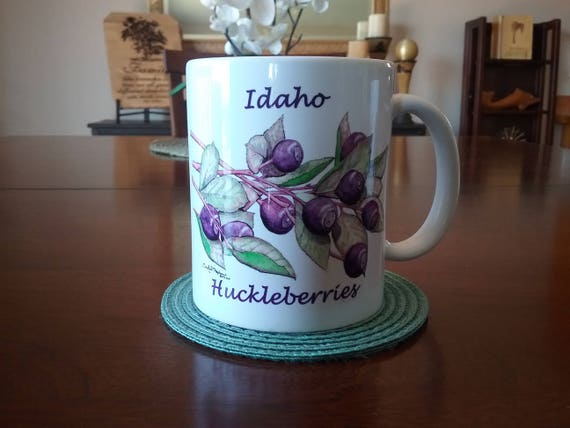 The Mug Coffee >> Coffee Mug Gift Mug Purple Huckleberry Huckleberries Art Mountain Wildlife Botanical Print Of Original Watercolor Painting Art The Mug Coffee >> Coffee Mug Gift Mug Purple Huckleberry Huckleberries Art Mountain Wildlife Botanical Print Of Original Watercolor Painting Art