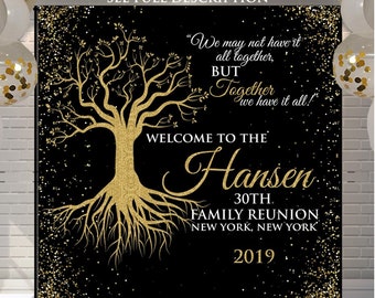 Decorations Party Supplies Welcome To Family Reunion Banner Yard