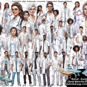 Clipart de pessoal médico odontológico, clipart de médico, clipart de adesivo de dentista, médico assistente odontológico sublimação APN PNG png