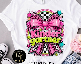 Coquette Back To School PNG Bundle:Bow Png, First Day Of School Png, Pre-K to 5th Grade Sublimation PNGs