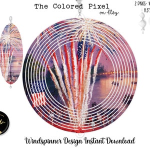 Sublimation du 4 juillet png, cercle de 10 po. png, motif queue de poisson hélice de 11,5 po., motif de sublimation hélice ovale hélice png