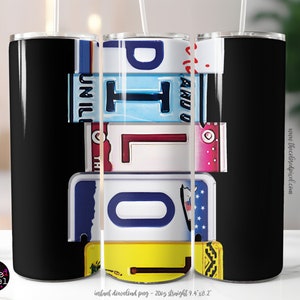 Envoltura de vaso piloto, vaso piloto png, 20 oz flaco recto, envoltura de vaso png, matrícula blanco negro transparente, vaso piloto de aire png