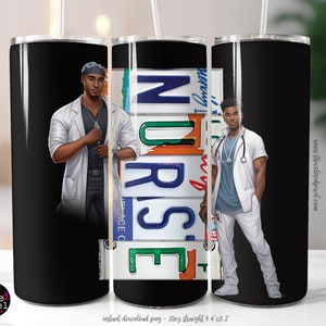Verpleegkundige beker wrap, zwarte verloskundige beker png, instant download, sublimatie beker png, bekeromslag nummerplaat woorden, verpleegkundigen