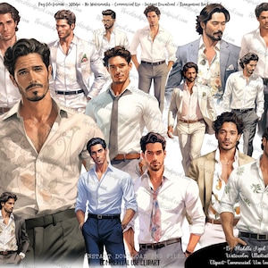 Clipart de hombres, clipart hispano, descarga de sublimación, pantalones y camisas, moreno, latino, blanco, clipart de hombres pngs, clipart de hombres de negocios png