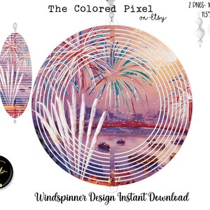 Fourth of July-sublimatie png, 10" cirkel png, 11,5" helix fishtail-ontwerp, helix ovaal windspinner sublimatieontwerp png