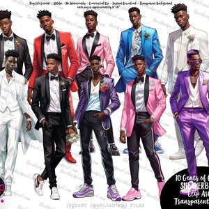 Sneakerbal Black Men clipart, sublimatie png sneakerball, Black Gentlemen clipart, Men of Color clipart, Young Gentlemen Sneaker ball v1