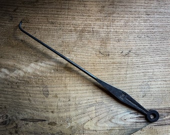 Herramienta para asar carne con aleta de bistec forjada a mano