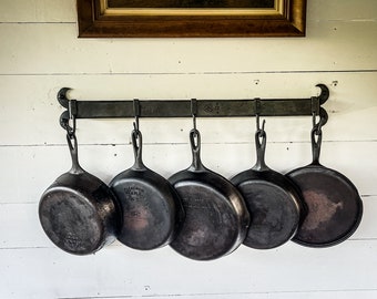 Hand Forged Pot Rack Classic Early American Style