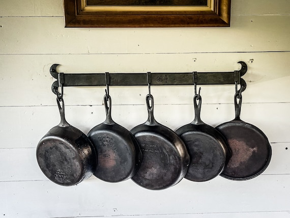 Hand Forged Pot Rack Classic Early American Style Etsy UK