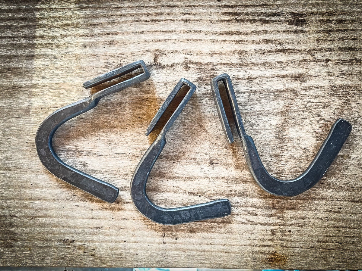 Hand Forged Pot Rack Modern Farmhouse Style - Etsy