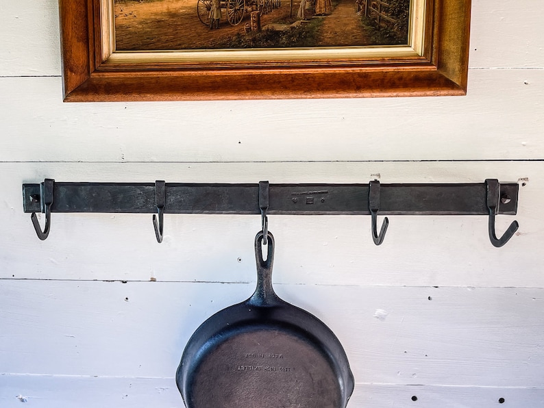 Forged Pot Rack Hand Forged Pot Rack Modern Farmhouse Style - Etsy