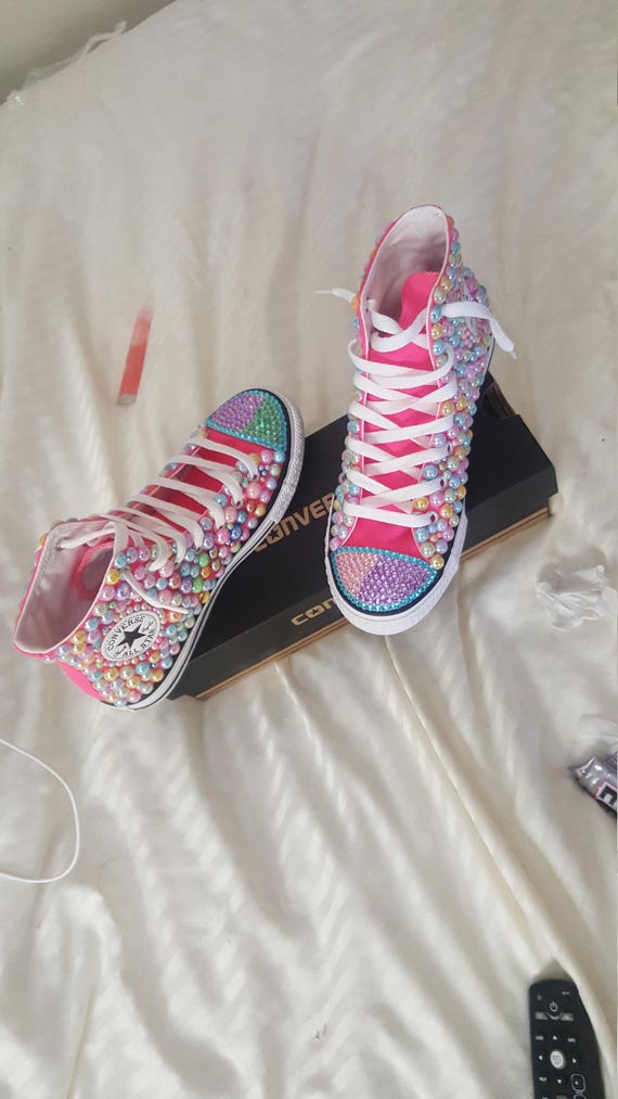 custom bling converse