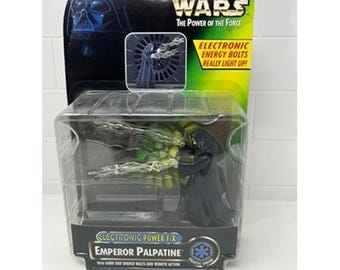 Star Wars Power of the Force Emperor Palpatine Electronic Power FX Kenner 1997