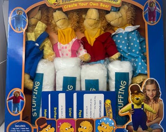 The Berenstain Bears Create Your Own Bear Complete Set