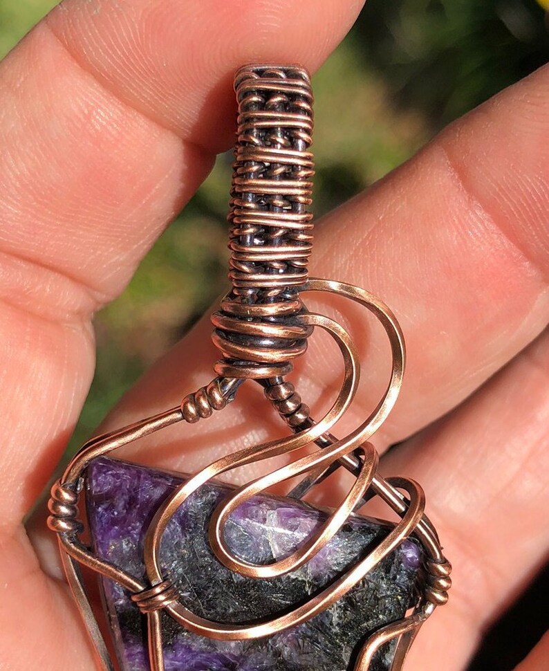 Charoite pendant