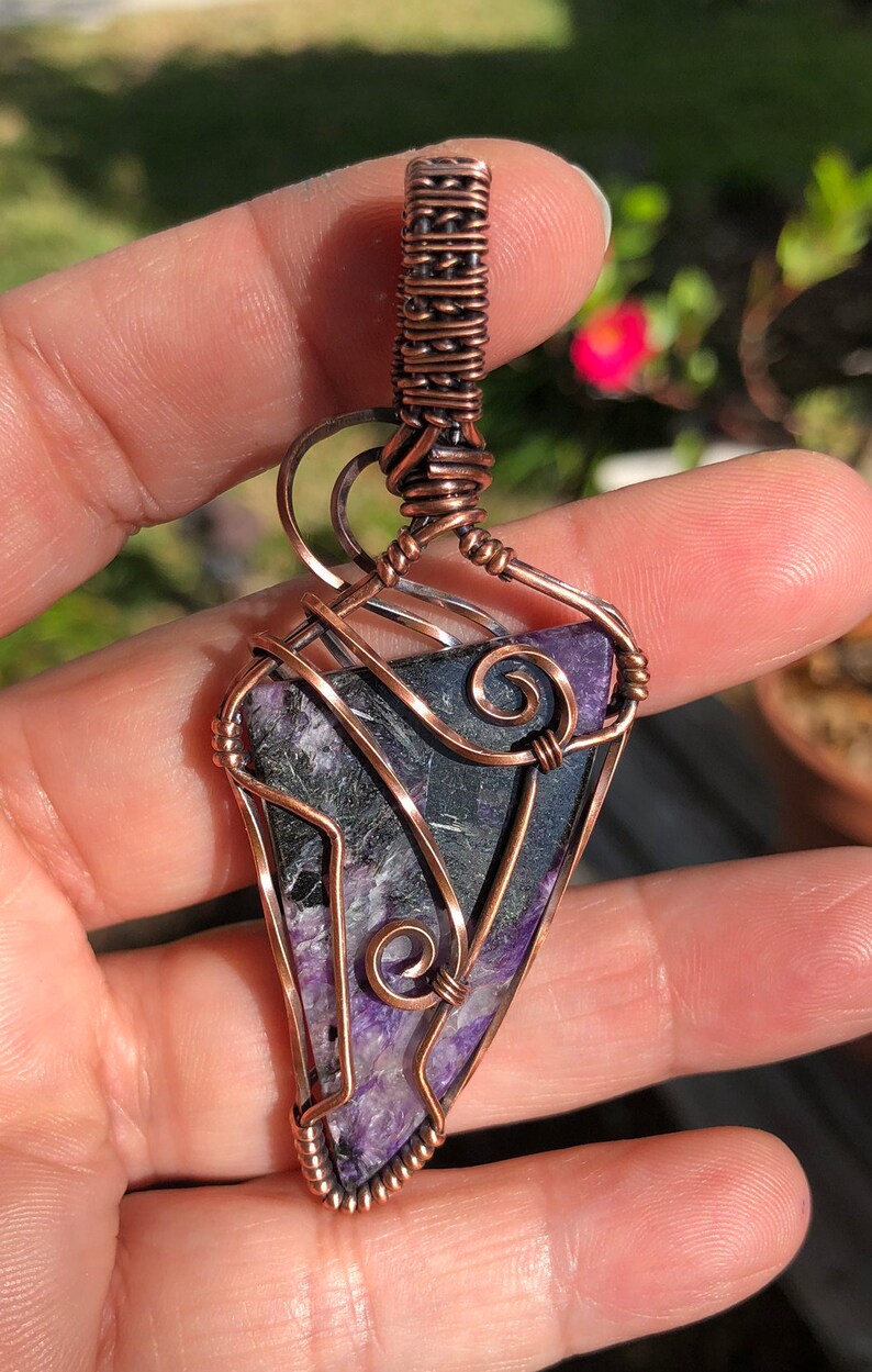 Charoite pendant