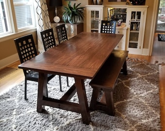 farmhouse table solid wood farmhouse dining table farmhouse kitchen table harvest table - Farmhouse Kitchen Table farmhouse table solid wood farmhouse dining table farmhouse kitchen table harvest table - Farmhouse Kitchen Table