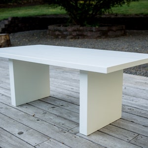 Modern White Coffee Table image 1