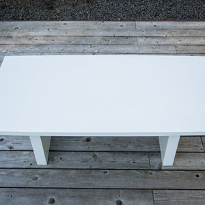 Modern White Coffee Table image 3