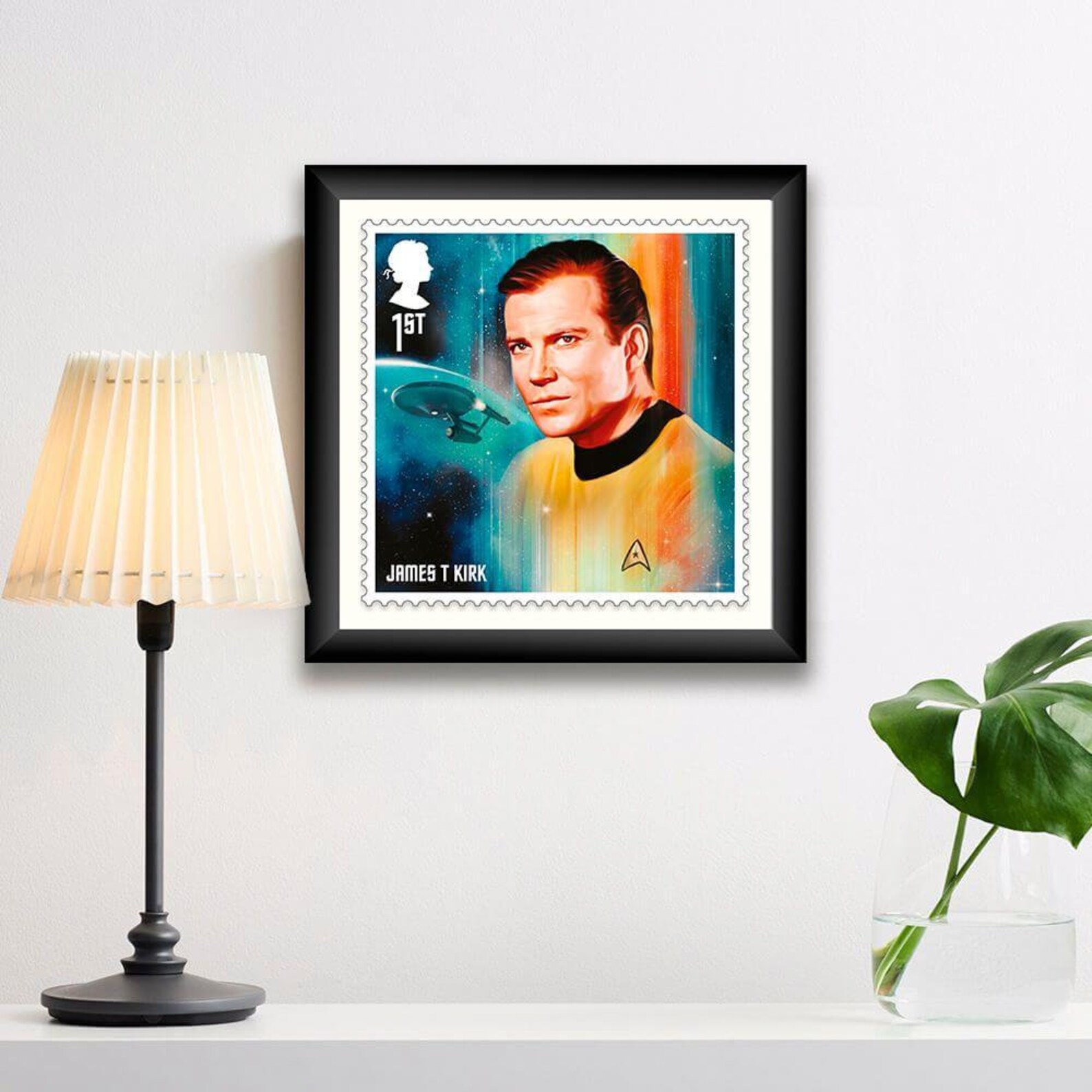 star trek framed art